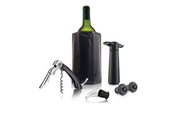 VACUVIN Coffret accessoires 6 pièces pour le Vin