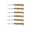 OPINEL Lot de 6 Couteaux - Tradition N°8 Gravure Animalia