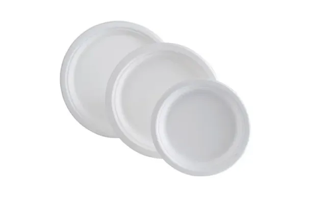Aucune marque Lot de 50 assiettes rondes 23 cm