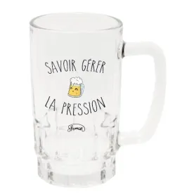 LE STUDIO Chope à bière 'Savoir gérer la pression'