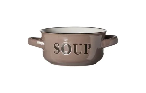 COSY & TRENDY Bol à soupe Marron - Soup
