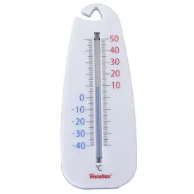 METALTEX Thermomètre intérieur extérieur en plastique