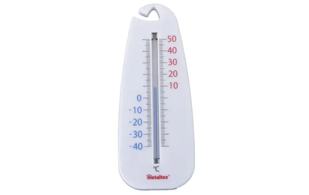 METALTEX Thermomètre intérieur extérieur en plastique
