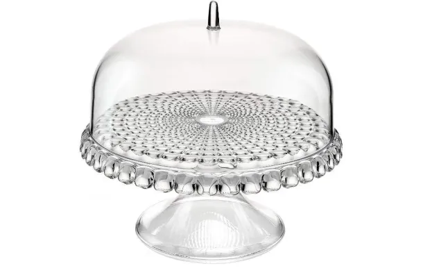 GUZZINI Cloche à gâteau 30 cm à pied Transparent - Tiffany
