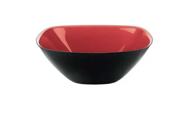 GUZZINI Saladier 30 cm Noir & Rouge - Vintage Plus