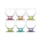 COSY & TRENDY Lot de 6 verres à pieds 21 cl - Teo