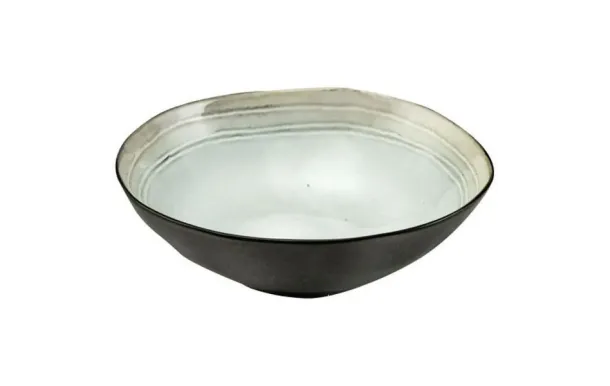 Assiette creuse à salade & pâtes 19 cm - Shadow Nacré