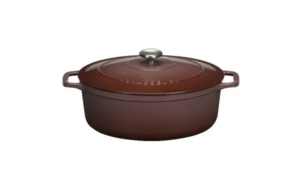 CHASSEUR Cocotte Ovale 33 cm Bois de Rose - SUBLIME PUC473362