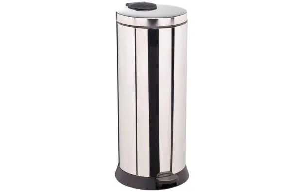 ROSSIGNOL Poubelle Magic 30l inox brillant