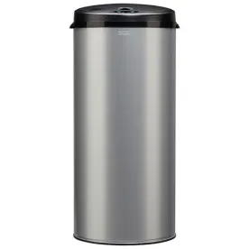 ROSSIGNOL Poubelle Sensitive - Gris métal 45 L
