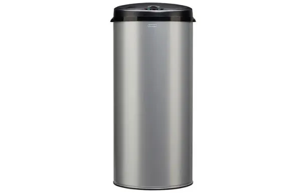 ROSSIGNOL Poubelle Sensitive - Gris métal 45 L