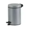 ROSSIGNOL Poubelle de salle de bain 3 L - Cyjeu gris métal