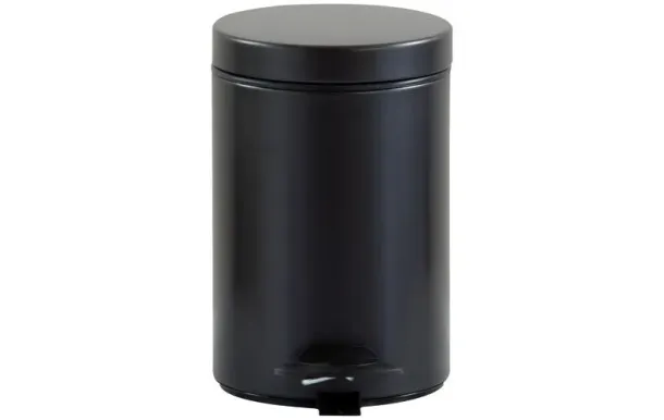ROSSIGNOL Poubelle de salle de bain 3 L - Cyjeu noir basalte