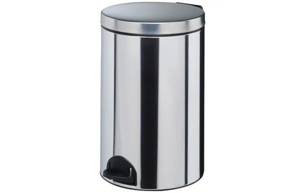 ROSSIGNOL Poubelle à pédale 20 L Inox Élora 90254