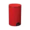 ROSSIGNOL Poubelle à pédale 20 L Rouge Carmin - Élora