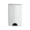 ROSSIGNOL Poubelle à pédale 14 L Blanche - Élora