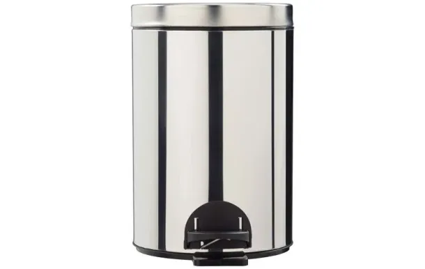 ROSSIGNOL Poubelle à pédale 14 L Inox - Élora