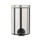 ROSSIGNOL Poubelle à pédale 14 L Inox - Élora