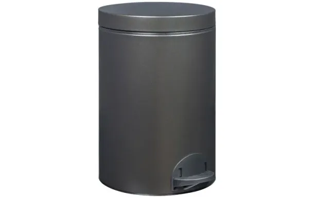ROSSIGNOL Poubelle à pédale 14 L Noir Basalte - Élora 	ROSSIGNOL Poubelle à pédale 14 L Noir Basalte - Élora