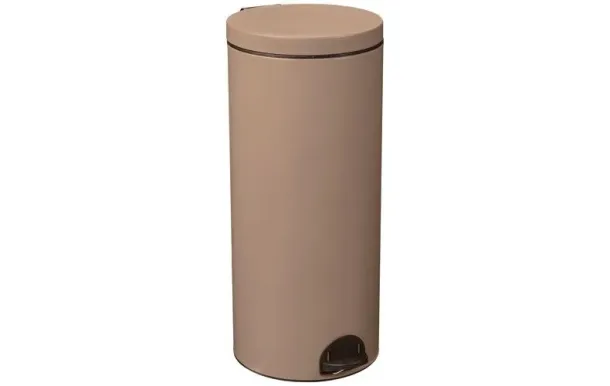 ROSSIGNOL Poubelle à pédale 30 L Moka - Élora