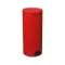 ROSSIGNOL Poubelle à pédale 30 L Rouge Carmin - Élora