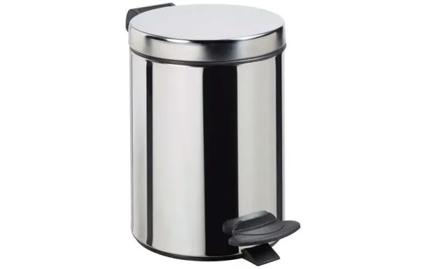 ROSSIGNOL Poubelle de salle de bain 3 L - Cyjeu Inox