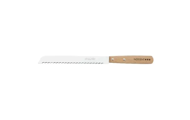NOGENT Couteau à pain en hêtre 19 cm