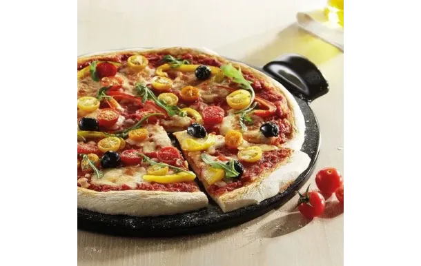 EMILE HENRY Pierre à pizza 36.5 cm Fusain - Pizza Stone