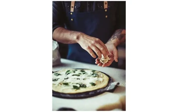 EMILE HENRY Pierre à pizza 36.5 cm Fusain - Pizza Stone