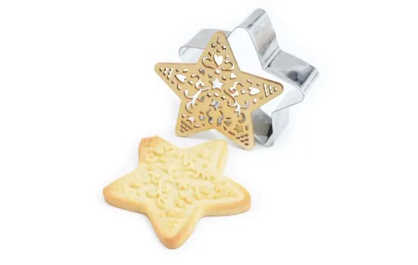 SCRAPCOOKING Découpoir + embosseur bois Etoile