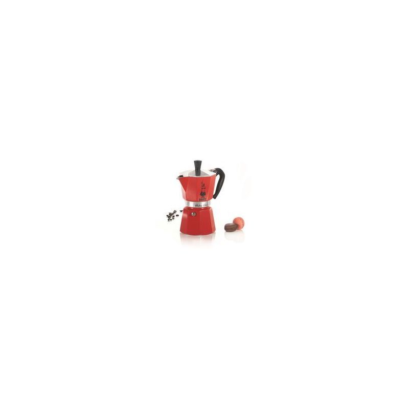BIALETTI Cafetiere italienne 6 tasses Rouge - Moka Express Color