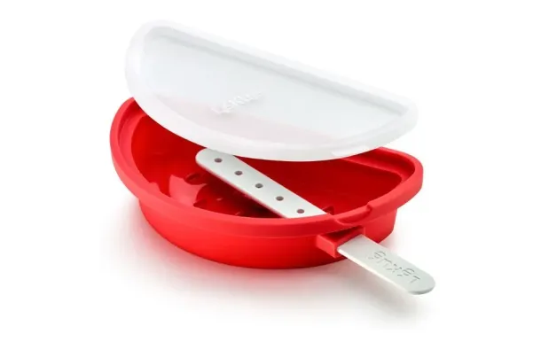 LEKUE Lot de 4 moules à glaces - Pastèques & Ananas