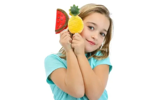 LEKUE Lot de 4 moules à glaces - Pastèques & Ananas