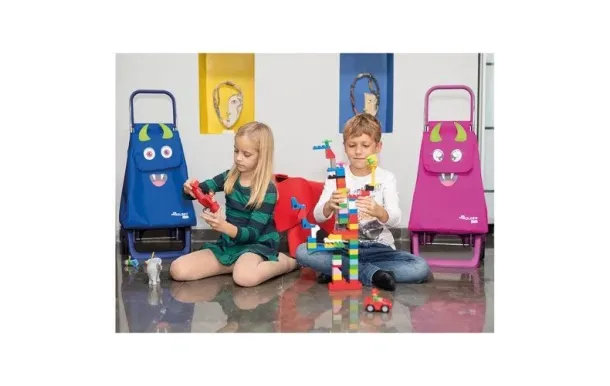 ROLSER Poussette 2 roues trolley Kids mf joy 1700 bleu KID001 AZUL