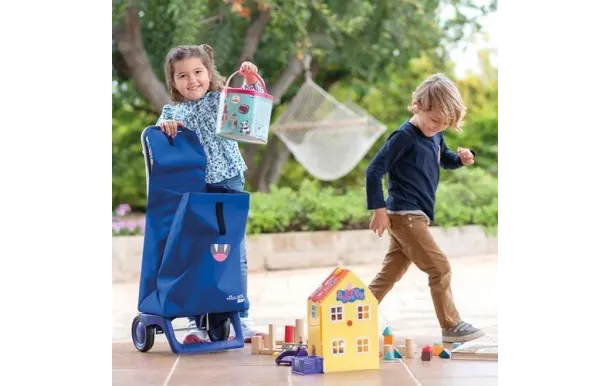 ROLSER Poussette 2 roues trolley Kids mf joy 1700 bleu KID001 AZUL