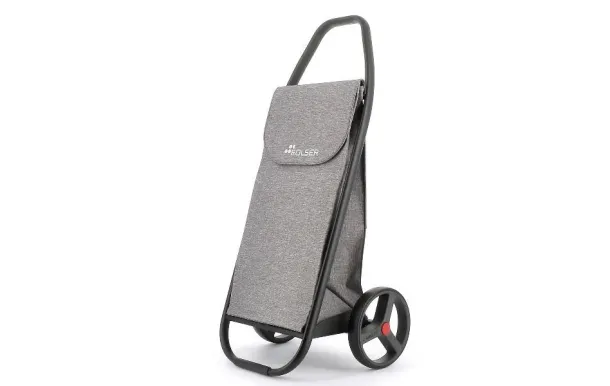 ROLSER Poussette pliante 2r Com tweed 8 gris tube noir