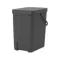 BRABANTIA SORT & GO POUBELLE BIN 25 L GREY 129940