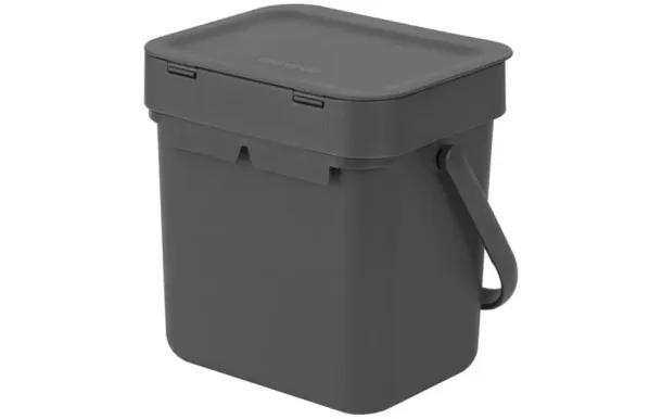 BRABANTIA ---TOUCH BIN POUBELLE 25 L RECT GRIS 209888