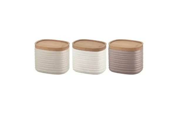 GUZZINI Lot 3 boîtes de conservation S Assorties - Tierra