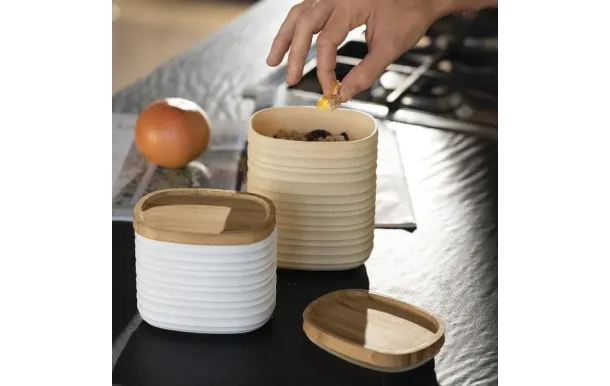 GUZZINI Lot 3 boîtes de conservation S Assorties - Tierra