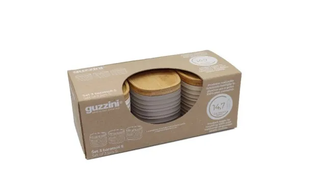 GUZZINI Lot 3 boîtes de conservation S Assorties - Tierra