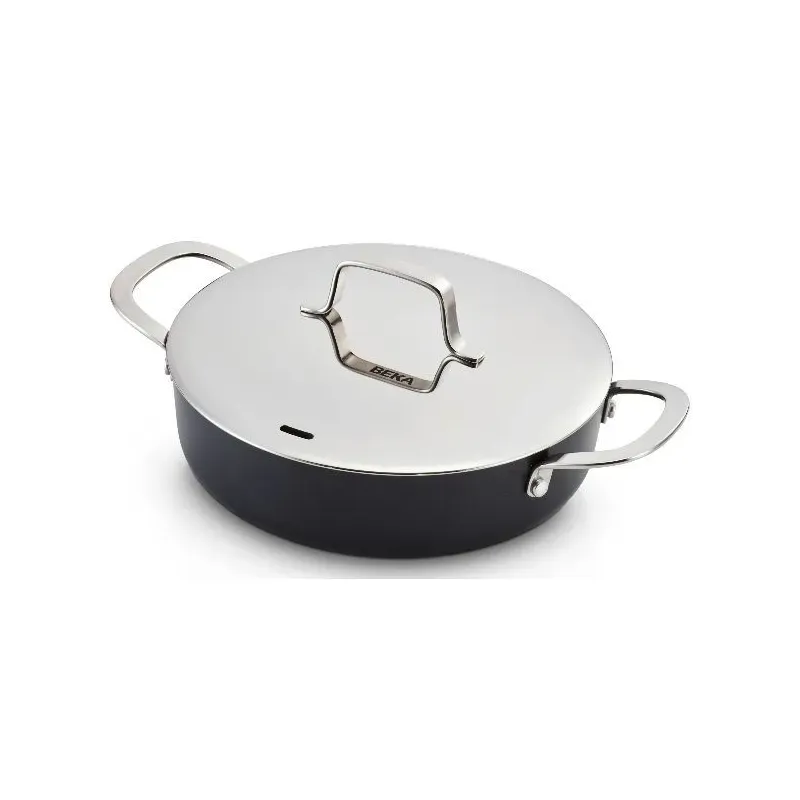 Sauteuse avec 2 anses et son couvercle Maestro 24 cm