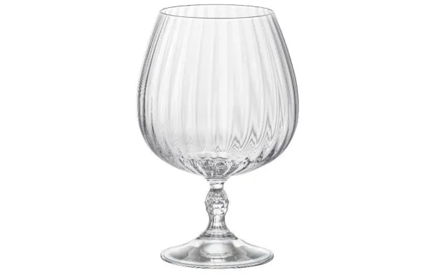 BORMIOLI Lot 6 verres à Cognac 65 cl - America's 20