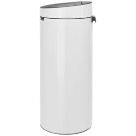 BRABANTIA Poubelle 30 L Blanc - Touch Bin