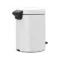 BRABANTIA ---NEW ICON PEDAL BIN BLANC POUBELLE 5 L 112065