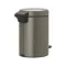 BRABANTIA --- POUBELLE 3L BIN NEWICON PLATINIUM 113246