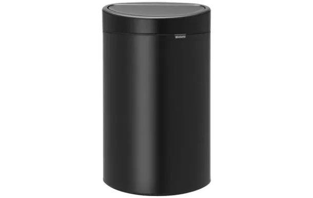BRABANTIA Poubelle 40 L Matt Black - Touch Bin