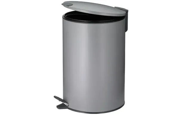 KELA Poubelle 12 L Gris Clair - Mats
