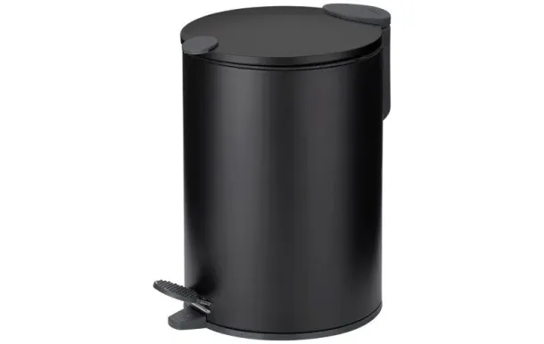 KELA Poubelle 3 L Noire - Mats