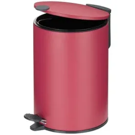 KELA Poubelle 3 L Rouge Pastel - Mats